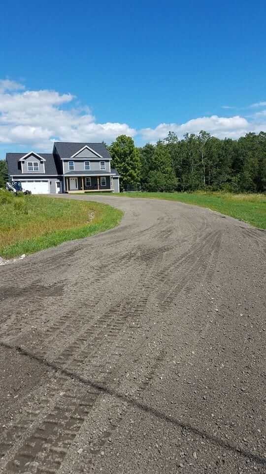 After picture: beautiful new gravel driveway in Standish